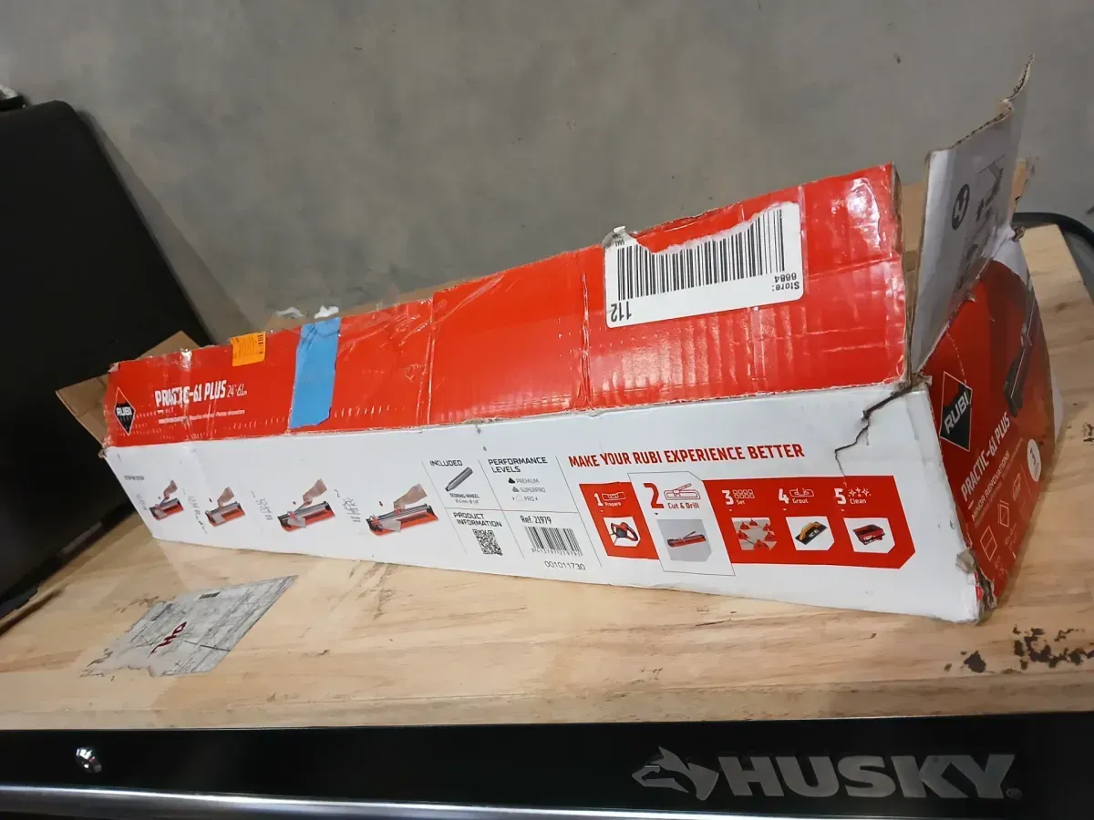 Rubi Practic 61 Plus-24 in. Tile Cutter with Tungsten Carbide Blade and Roller Guide - image 2