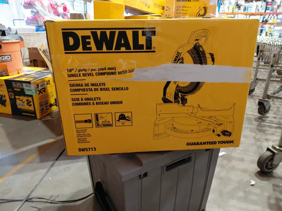 DEWALT 15 Amp Corded 10 in. Compound Single Bevel Miter Saw - image 4