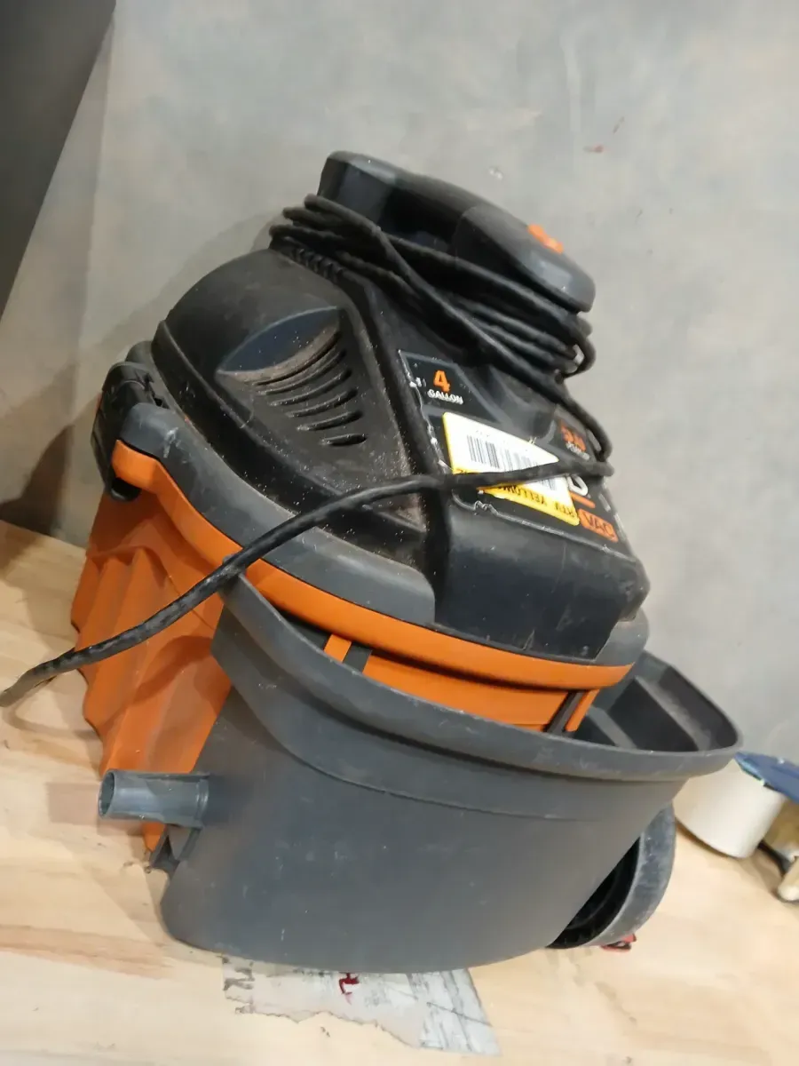 RIDGID 4 Gal. 5.0 Peak HP Portable Shop Vacuum Wet Dry Vac with Fine Dust Filter, Accessories and Car Cleaning Kit WD4070C - image 3
