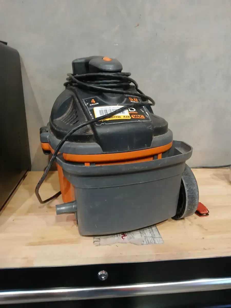 RIDGID 4 Gal. 5.0 Peak HP Portable Shop Vacuum Wet Dry Vac with Fine Dust Filter, Accessories and Car Cleaning Kit WD4070C - image 2