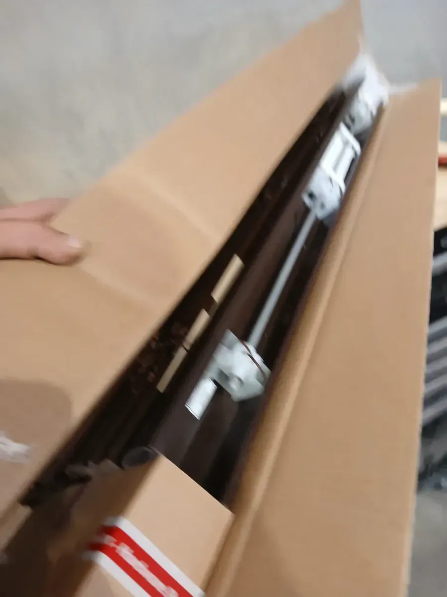 Home Decorators Collection Espresso Cordless Premium Faux Wood Blinds with 2.5 in. Slats - 34 in. W x 72 in. L (Actual Size 33.5 in. W x 72 in. L) - image 3