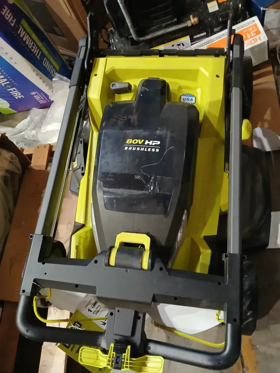 RYOBI 80V HP Brushless Battery Cordless Electric 30 in. Multi-Blade Lawn Mower with Battery and Charger - image 2
