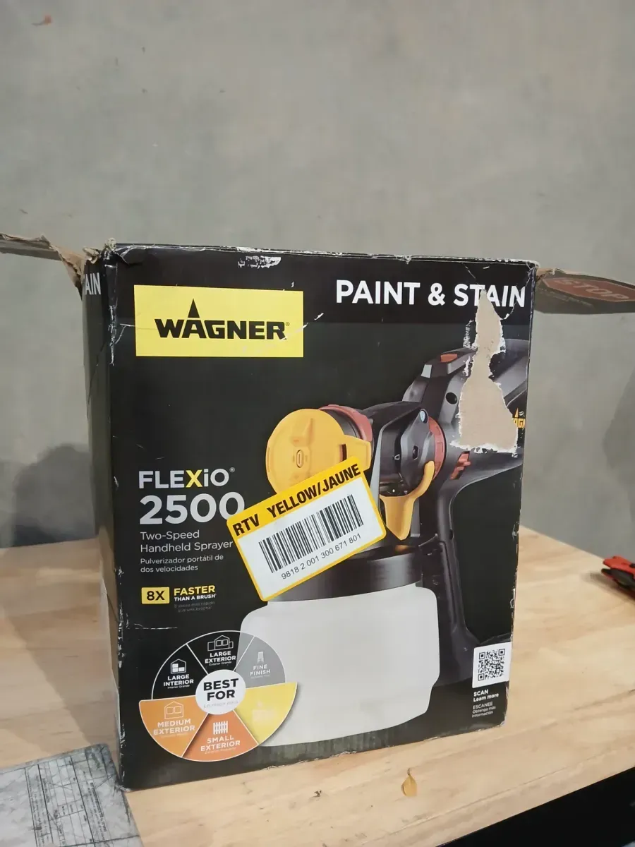Wagner Flexio 2500 Electric Handheld HVLP Paint Sprayer - image 2