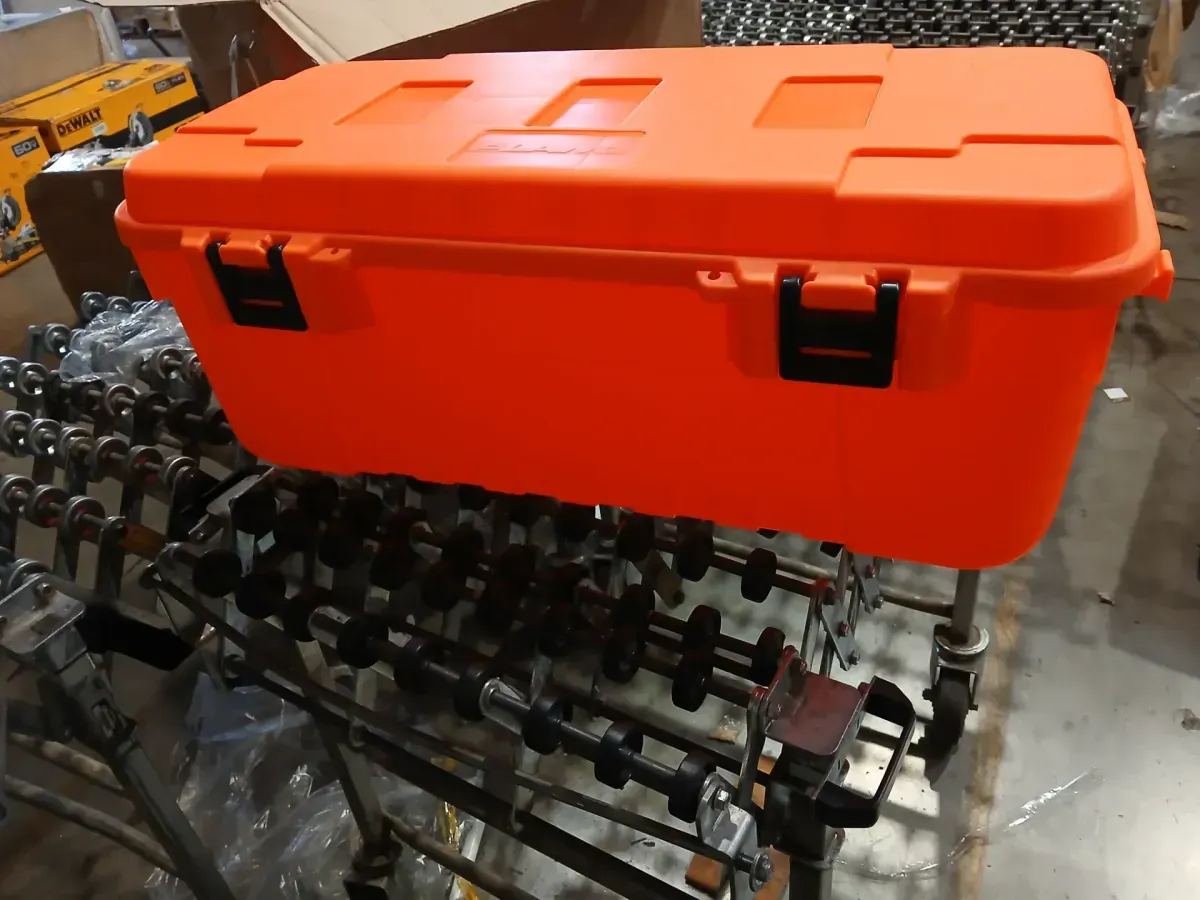 Plano 27-Gal. Storage Box in Blaze Orange - image 2