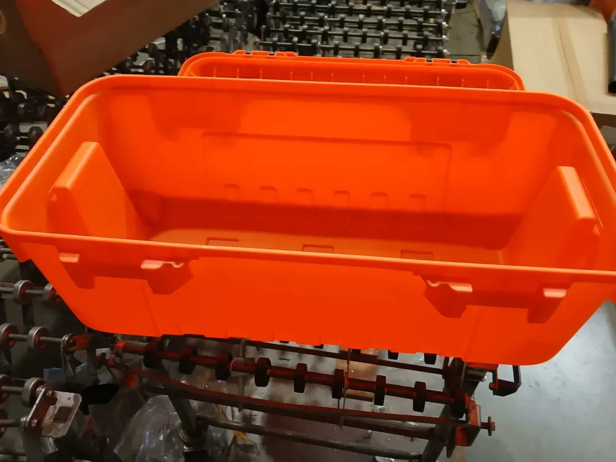Plano 27-Gal. Storage Box in Blaze Orange - image 4