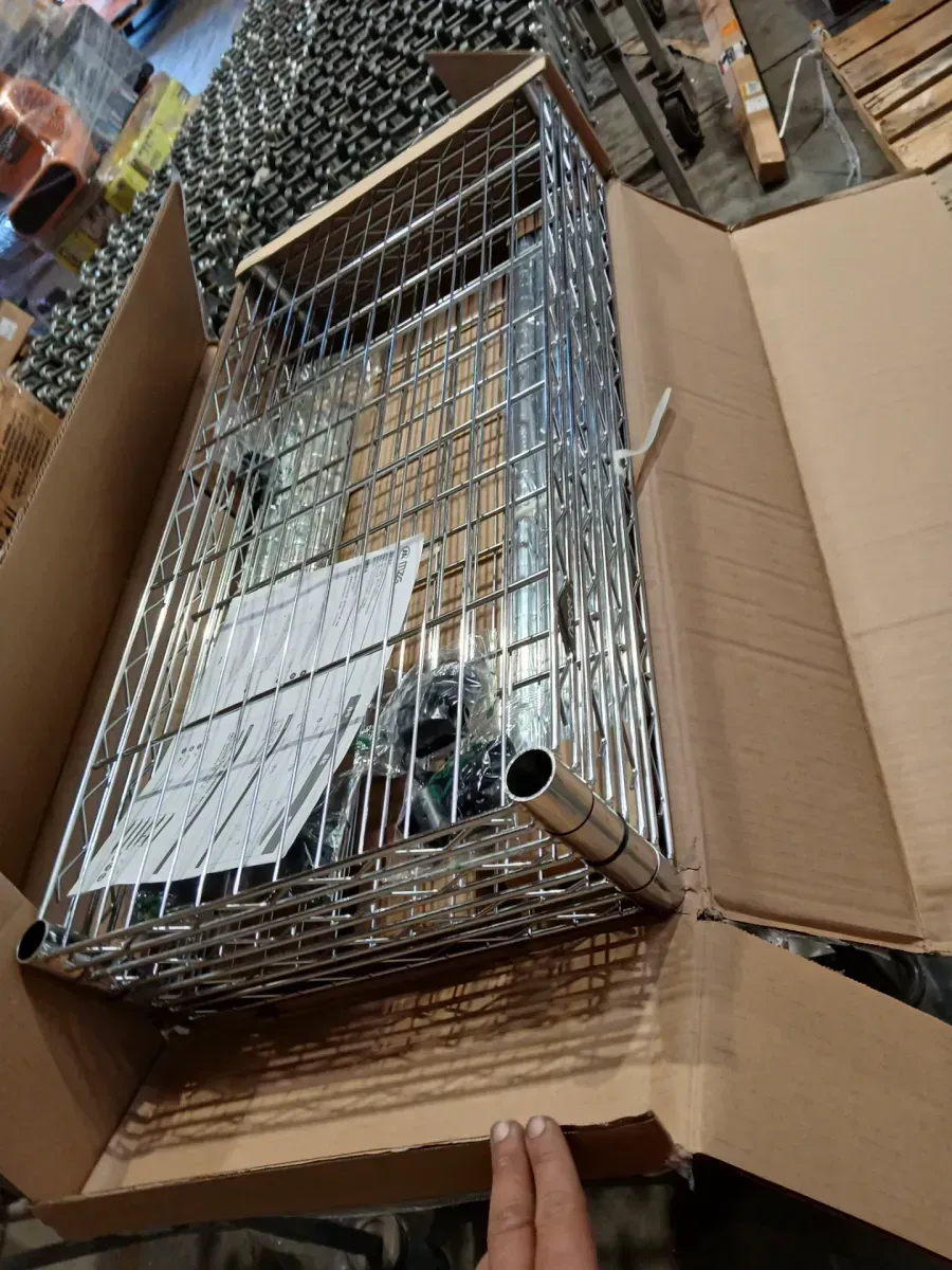 mzg Chrome 4-Tier Steel Shelving (15.7 in. x 33.5 in. x 54.4 in.) - image 3