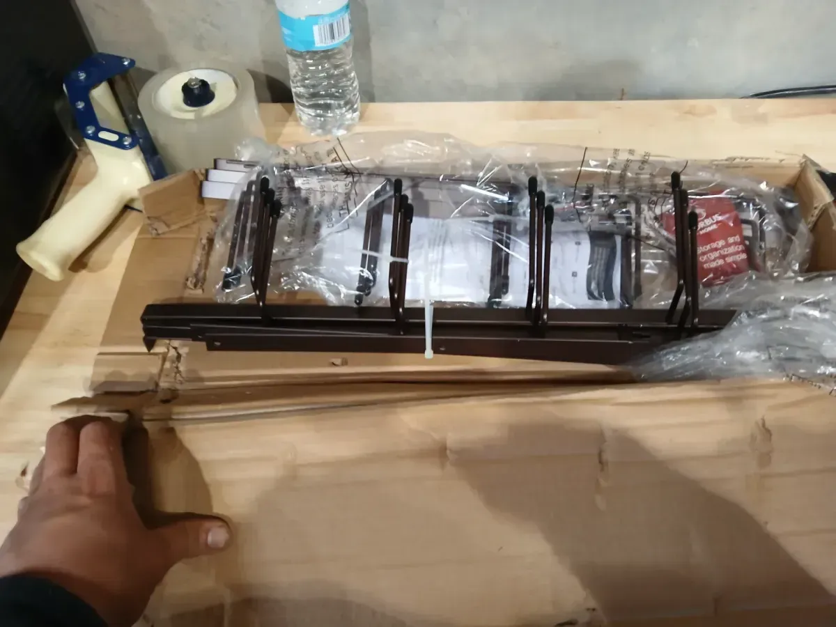 Sorbus 6-Tier 27 Hooks Brown Wall Mounted Mug Hook Rack Cup Holder (Large, Metal) - image 4