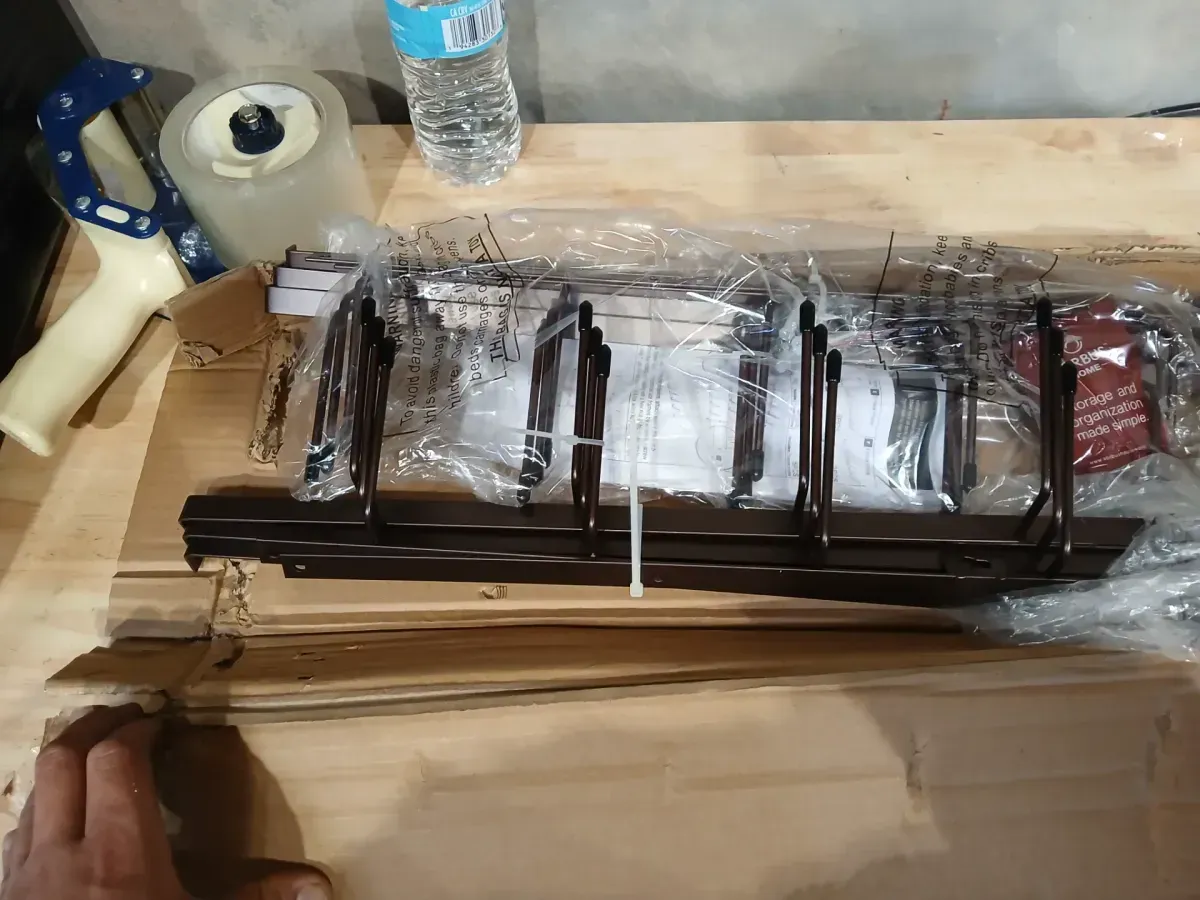 Sorbus 6-Tier 27 Hooks Brown Wall Mounted Mug Hook Rack Cup Holder (Large, Metal) - image 3