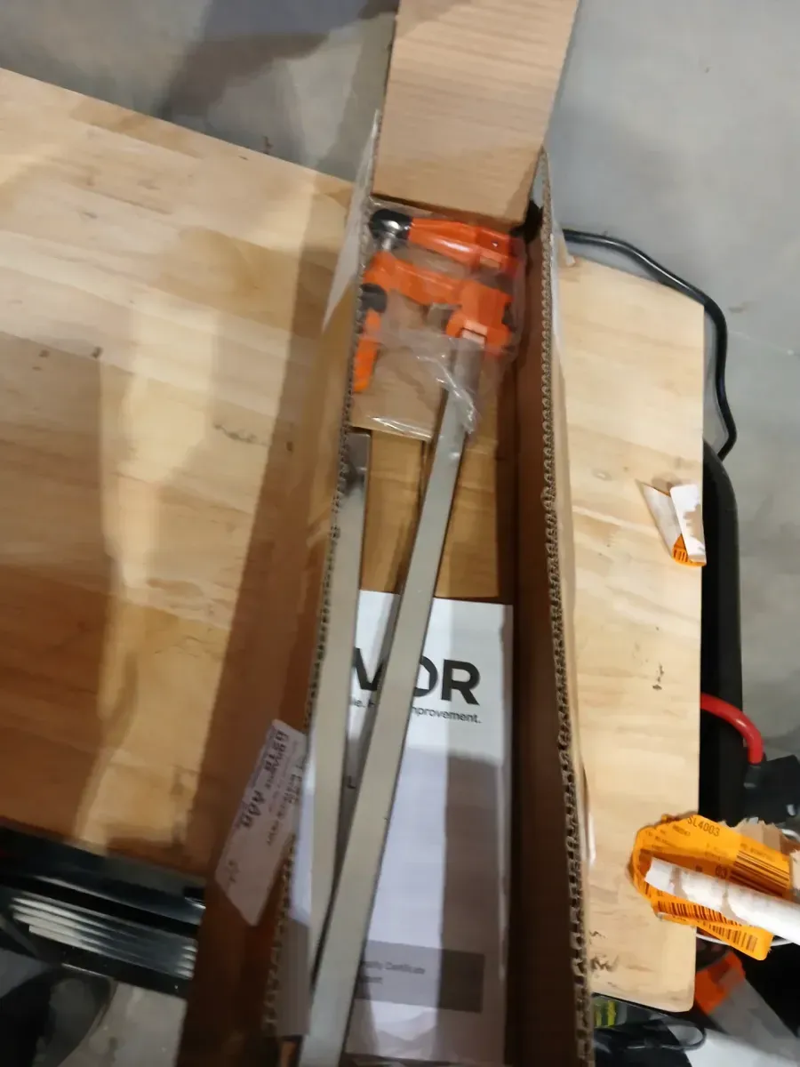 SKYSHALO Cast Iron Measurement Standard Bar Clamps Set (4-Piece) 36 in. Opening, Lockable F-Clamp, 600 lbs. 2-1/2 in. Depth - image 4