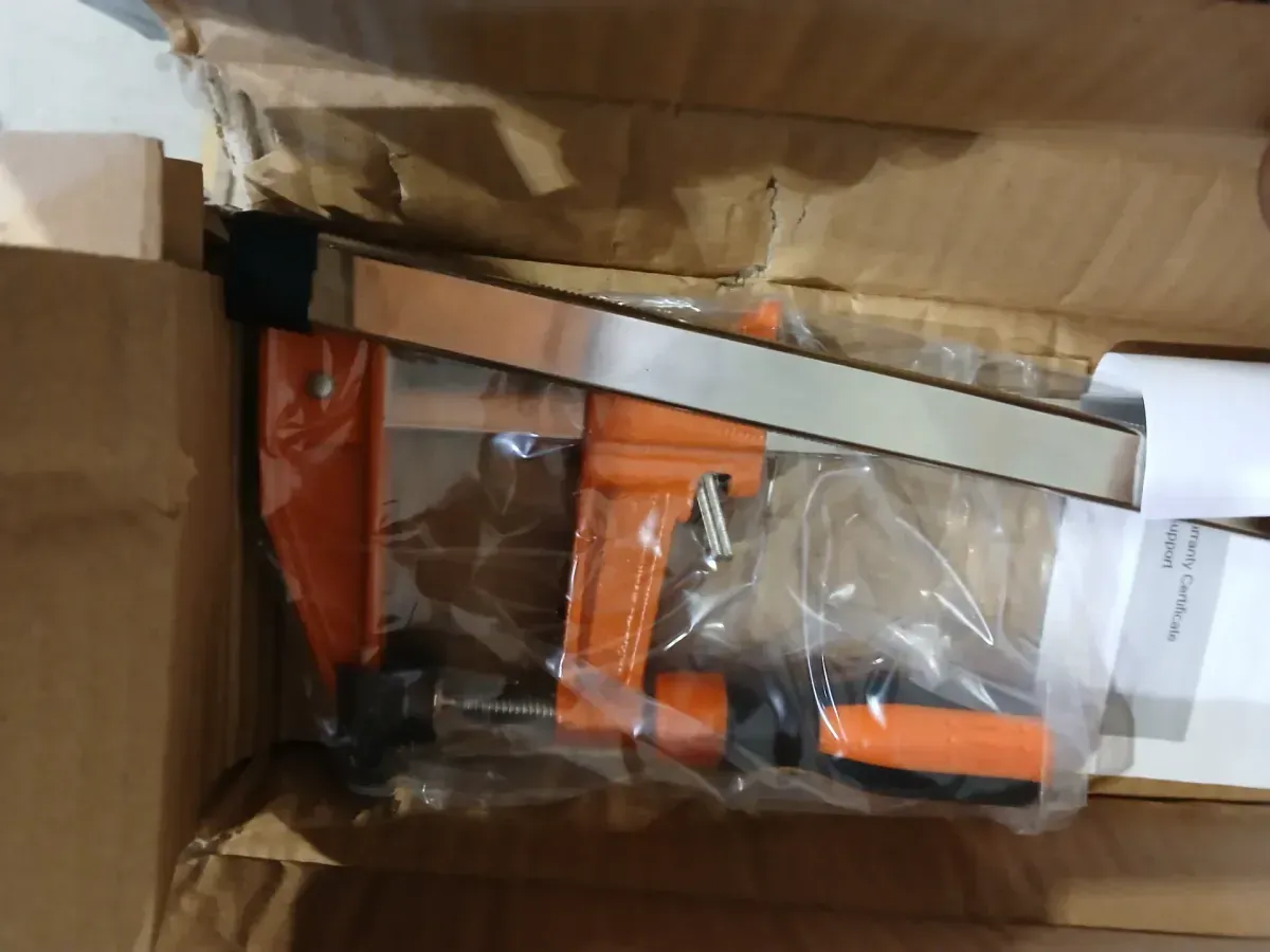 SKYSHALO Cast Iron Measurement Standard Bar Clamps Set (4-Piece) 36 in. Opening, Lockable F-Clamp, 600 lbs. 2-1/2 in. Depth - image 3