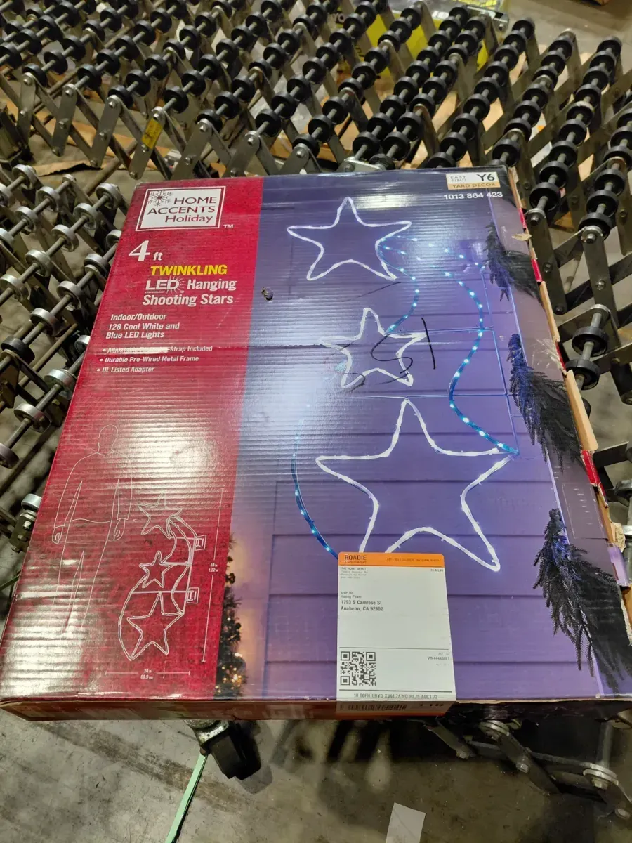 LED Rope Light Cascading Stars Window Decoration - image 4