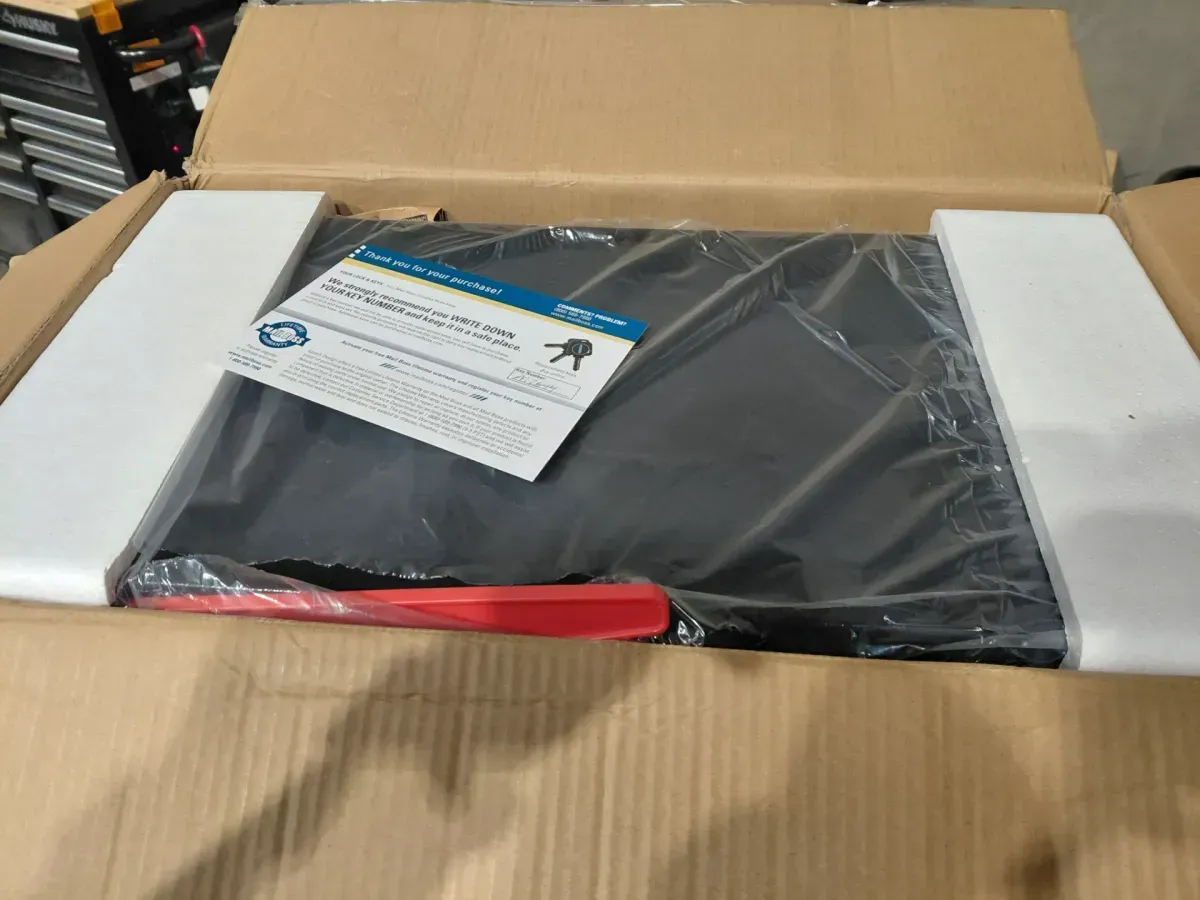 Mail Boss Mail Manager Locking Post-Mount Mailbox with High Security Reinforced Patented Locking System, Black - image 3