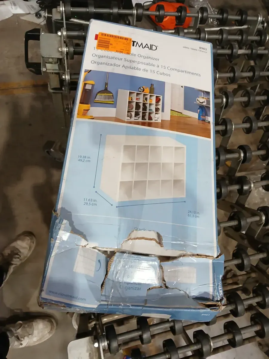 ClosetMaid 15-Cube Stackable Organizer, White - image 1