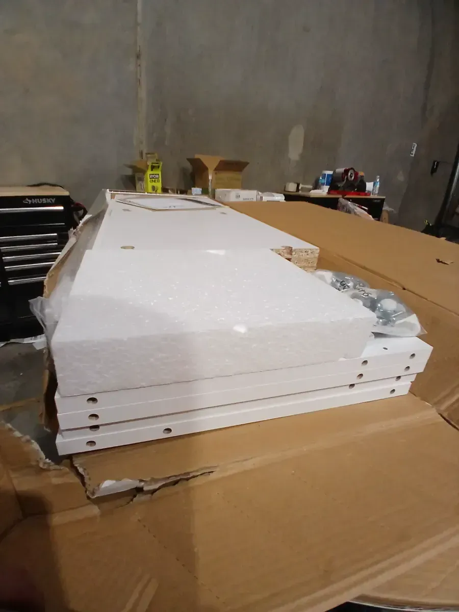 ClosetMaid Selectives 48 in. W - 112 in. W White Reach-In Tower Wall Mount 6-Shelf Wood Closet System - image 4