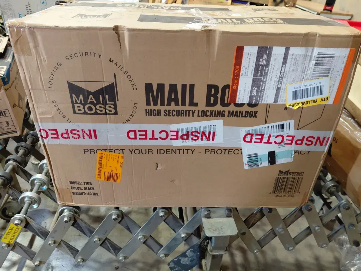 Locking Post Mount Mailbox with High Security Reinforced Patented Locking System, Black - image 2