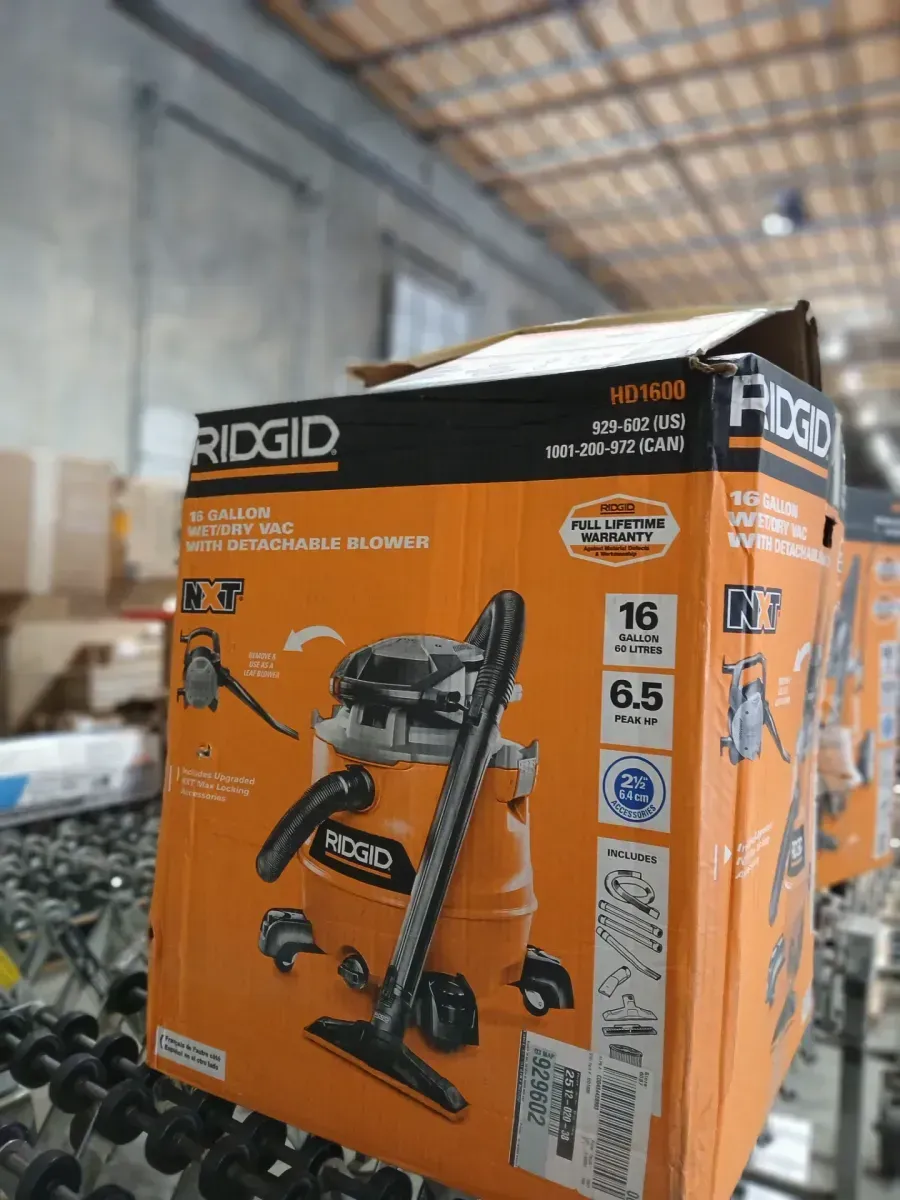 RIDGID 16 Gal. 6.5 Peak HP NXT Shop Vacuum Wet Dry Vac with Detachable Blower, Filter, Locking Hose and Accessories HD1600 - image 2