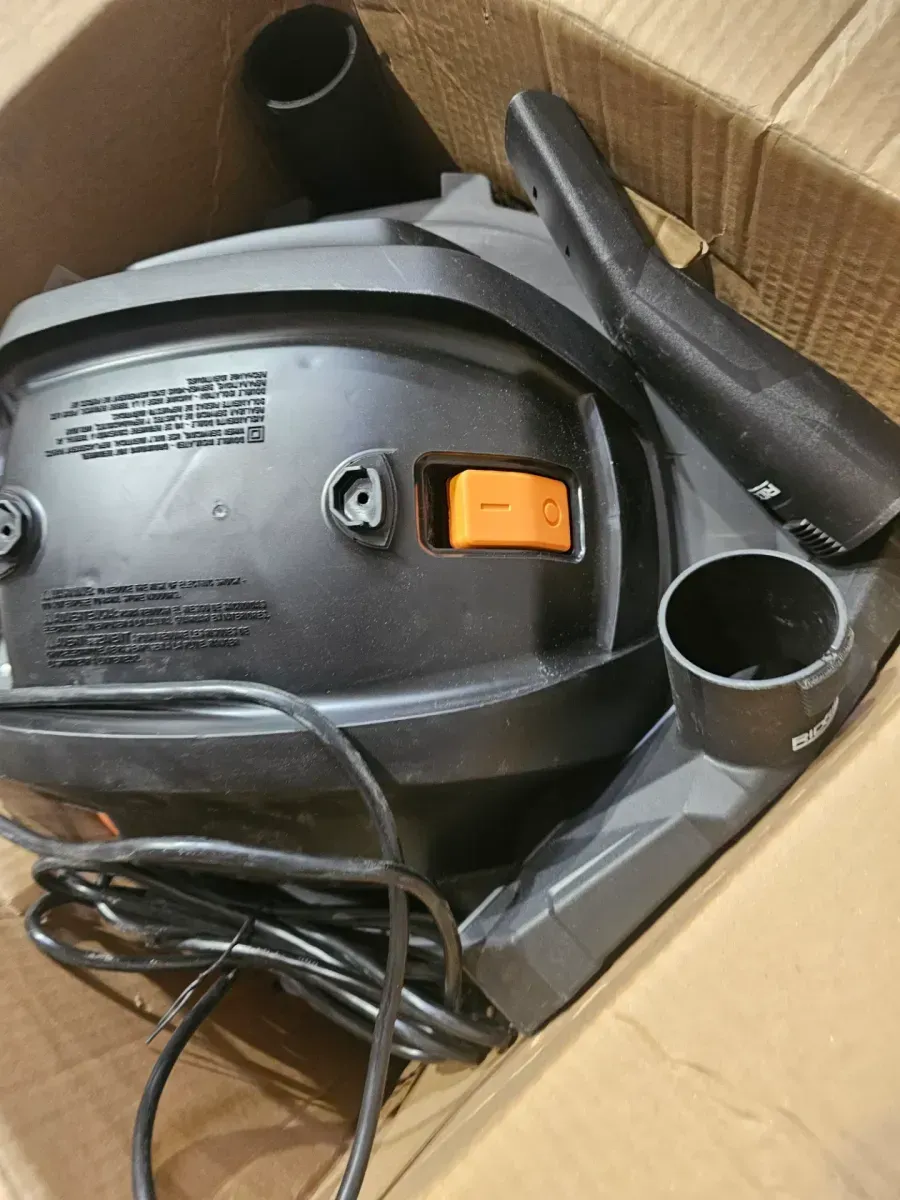 RIDGID 12 Gal. 5.0 Peak HP NXT Shop Vacuum Wet Dry Vac with General Debris Filter, Locking Hose and Attachments HD1200 - image 2