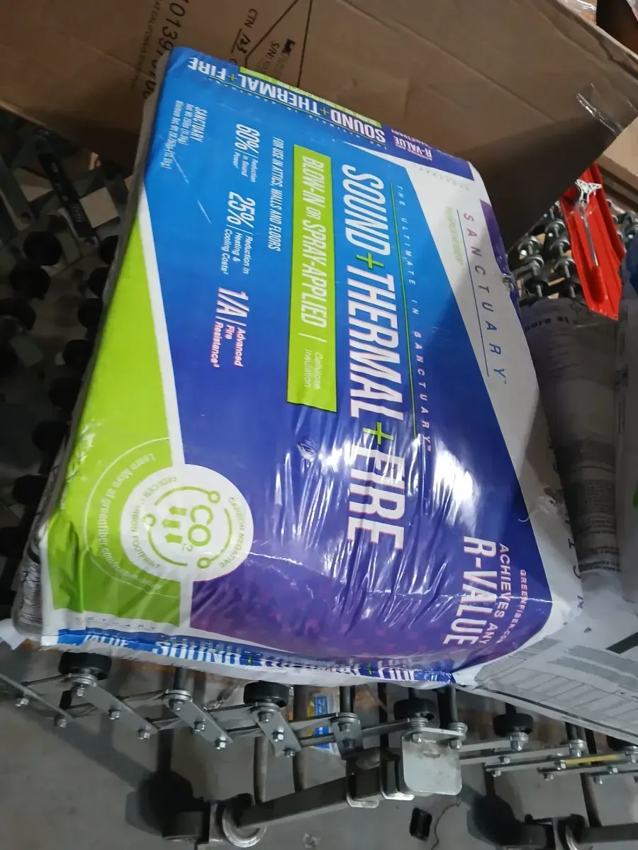 ***pack of 5*** Greenfiber 25 lbs. Cellulose Blown-In Insulation or Spray Applied Insulation - image 2