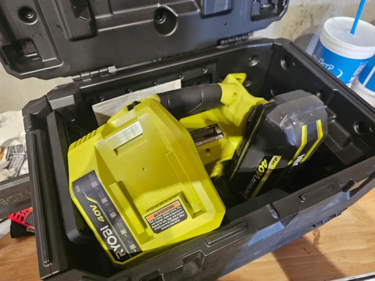 Ryobi Heavy-Duty Hard Plastic Tool Case - image 2