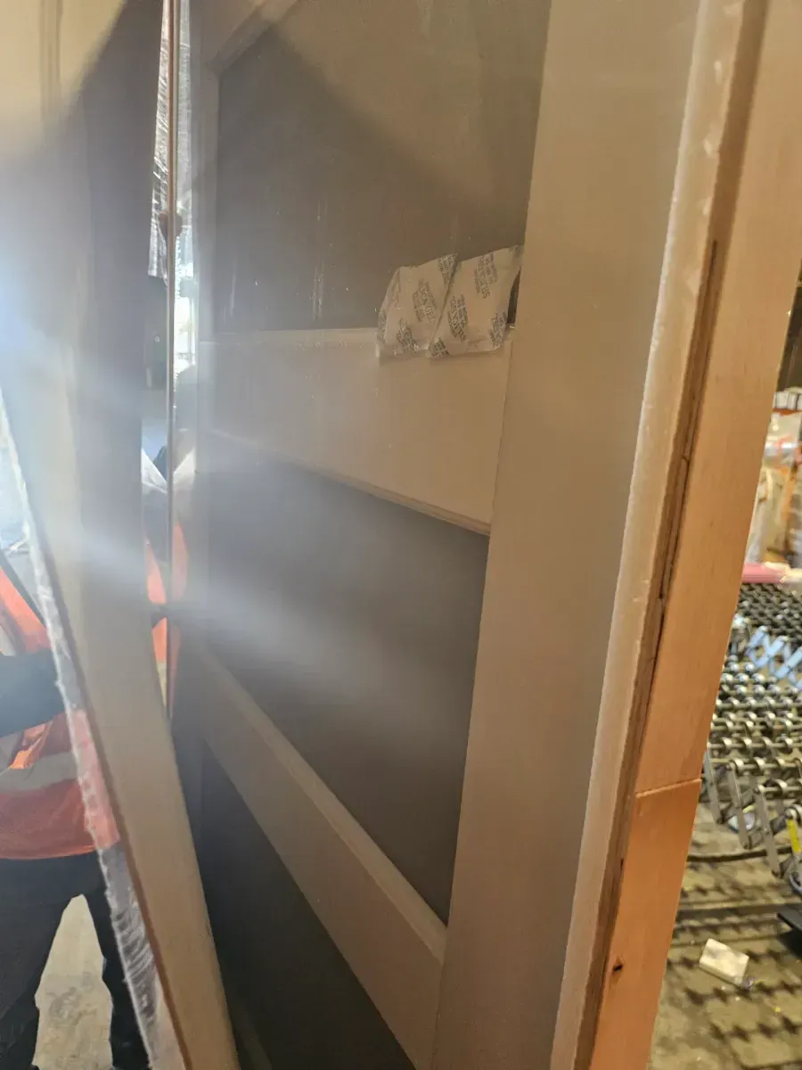 Modern Interior Door with Glass Panel - image 1