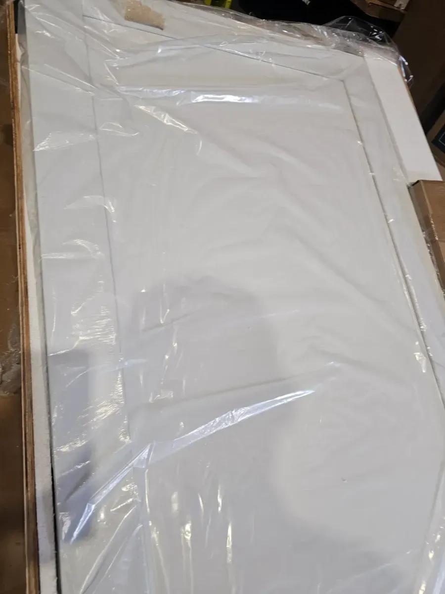 White Shaker-Style Interior Door Slab - image 1