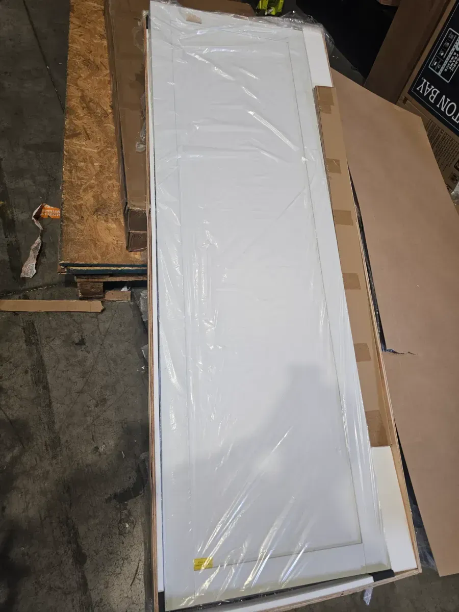 White Shaker-Style Interior Door Slab - image 2