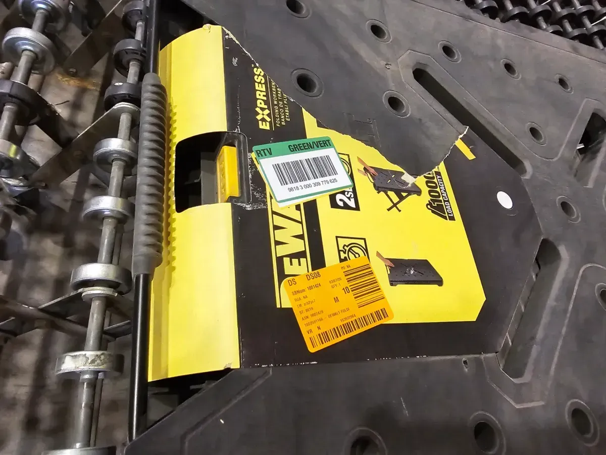 DEWALT 33 in. H Plastic Folding Portable Sawhorse Workbench - image 2