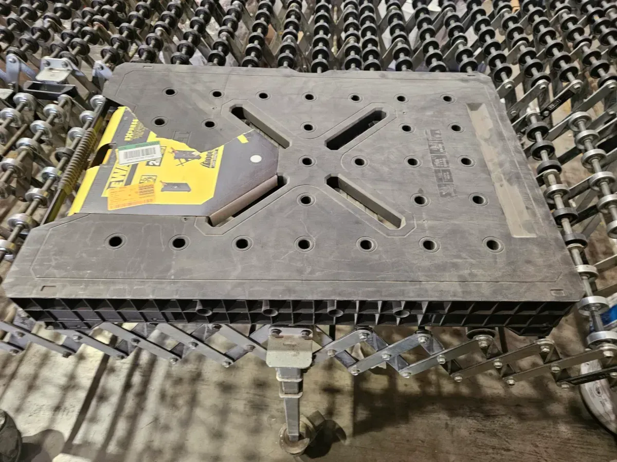 DEWALT 33 in. H Plastic Folding Portable Sawhorse Workbench - image 3