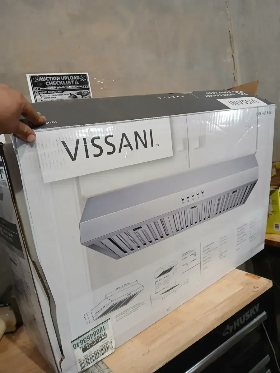 Vissani Sarela 30 in. W x 7 in. H 500CFM Convertible Under Cabinet Range Hood in Stainless Steel with LED Lights and Filter - image 2