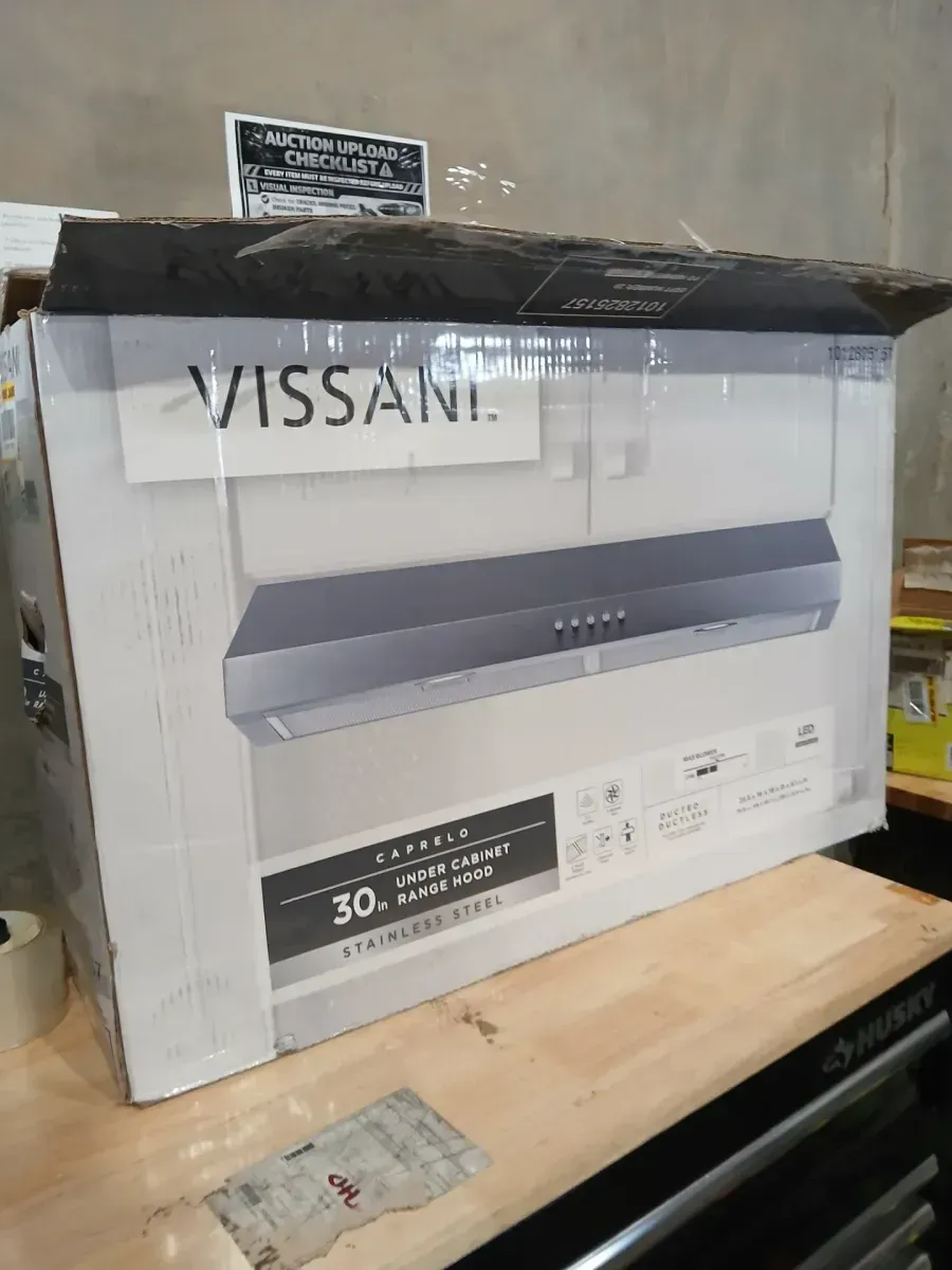 Vissani 30 in. 320CFM Convertible Under Cabinet Range Hood in Stainless Steel - image 2