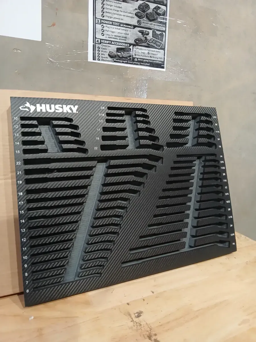 Husky EVA Tray for 44-Piece Combination Wrench Set (SAE and MM) - image 3