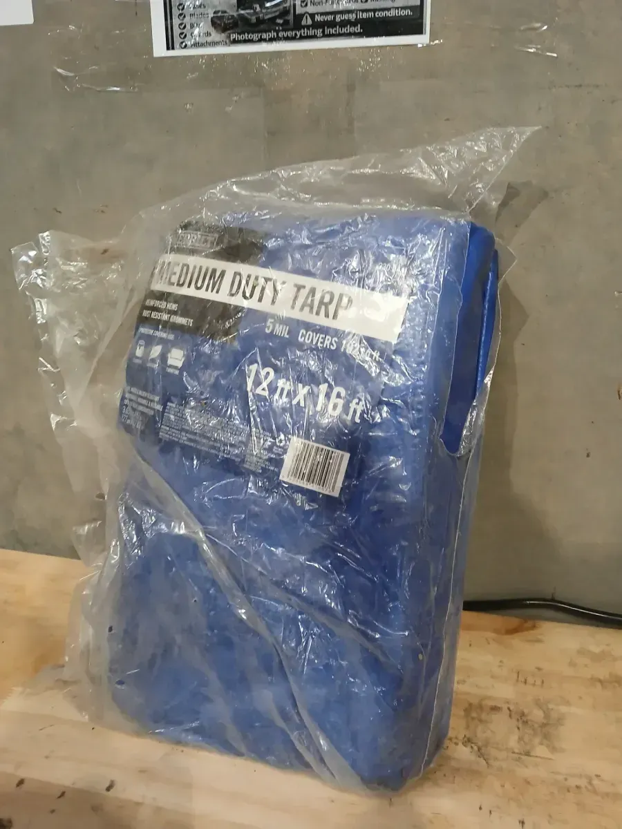 Everbilt 12 ft. x 16 ft. Blue Medium Duty Tarp - image 3