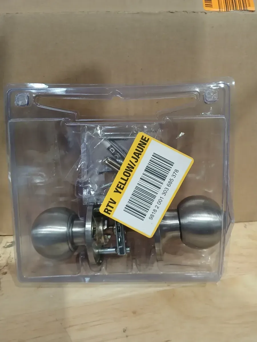 TOLEDO Avila Stainless Steel Keyed Entry Door Knob Lock Set - image 1