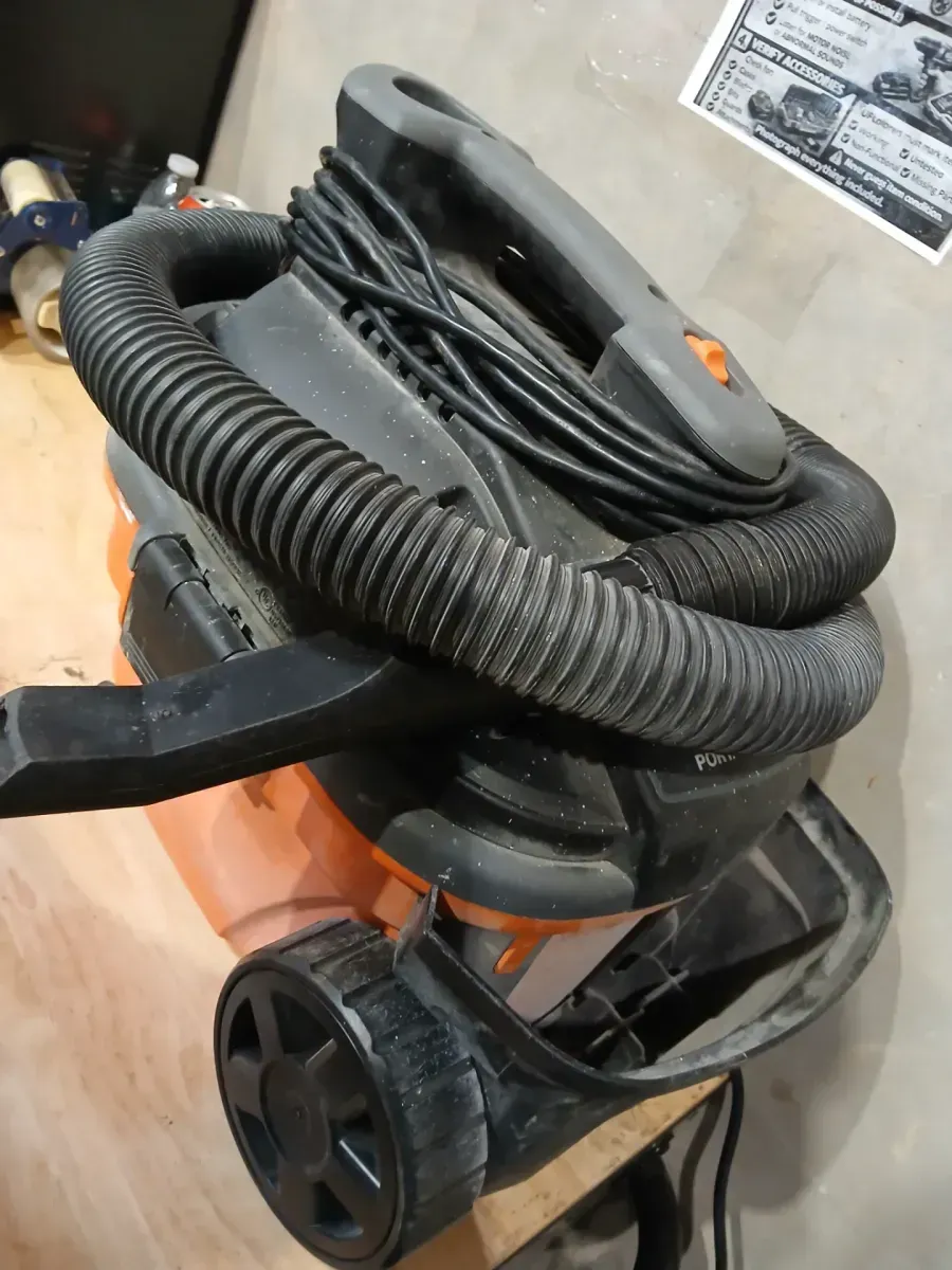RIDGID 4 Gal. 5.0 Peak HP Portable Shop Vacuum Wet Dry Vac with Fine Dust Filter, Locking Hose and Attachments WD4070 - image 4