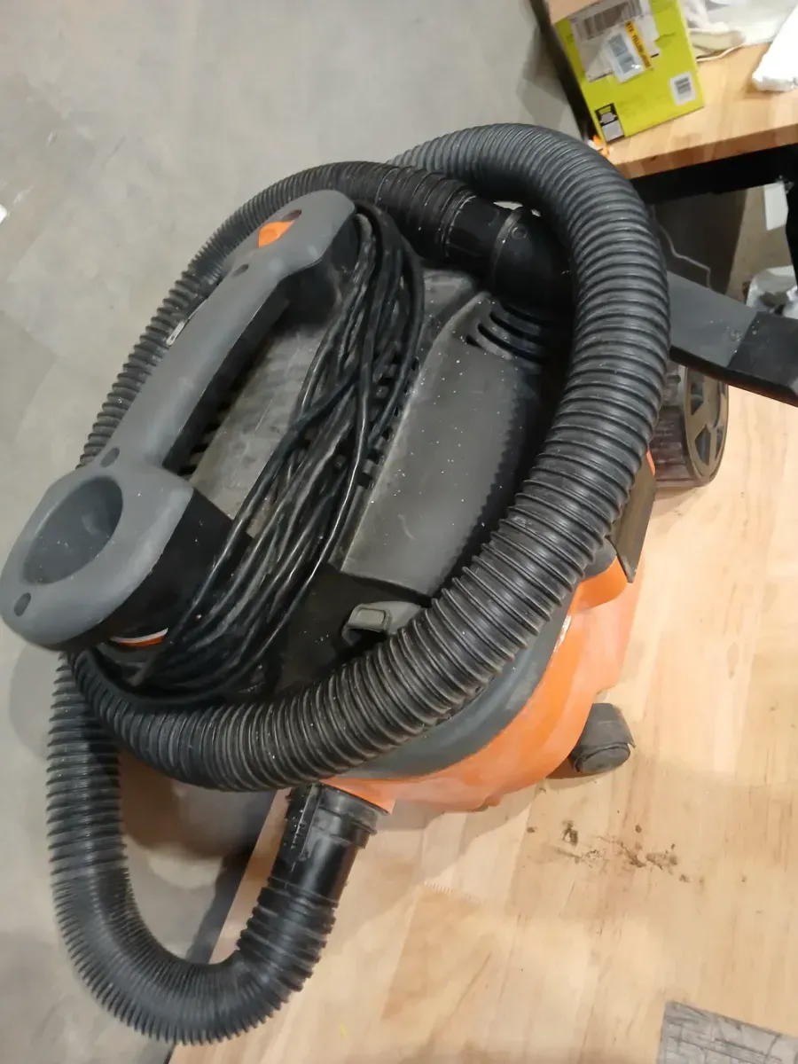 RIDGID 4 Gal. 5.0 Peak HP Portable Shop Vacuum Wet Dry Vac with Fine Dust Filter, Locking Hose and Attachments WD4070 - image 2