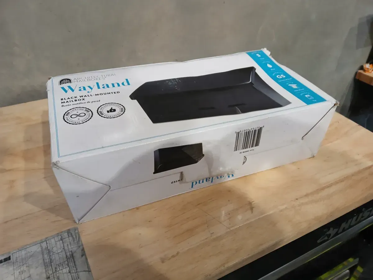  Architectural Mailboxes Wayland Black, Small, Steel, Wall Mount Mailbox - image 2