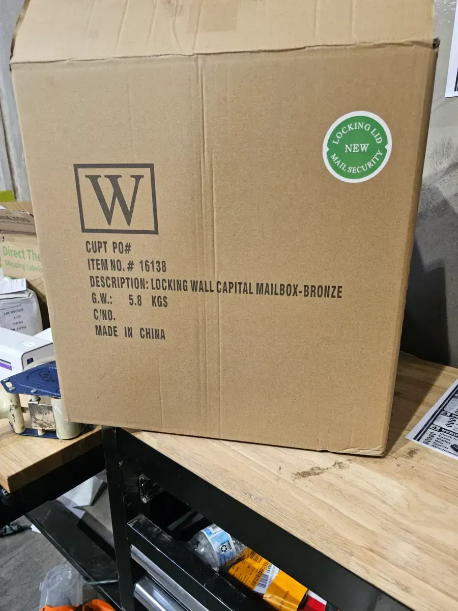 Whitehall Products Black Wall Mailbox - image 3