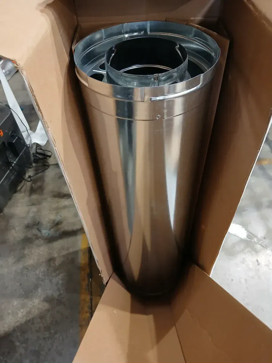 DuraVent DuraPlus All-Fuel Chimney  6in. X 36in. Diameter Chimney Pipe - image 3