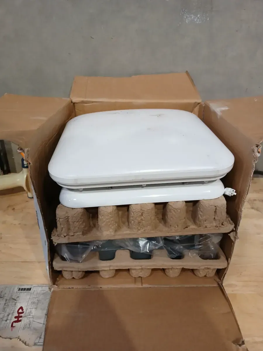 Commercial Electric 50 CFM Ceiling/Wall Mount Roomside Installation Bathroom Exhaust Fan with Adjustable CCT LED, Night Light, ENERGY STAR - image 4