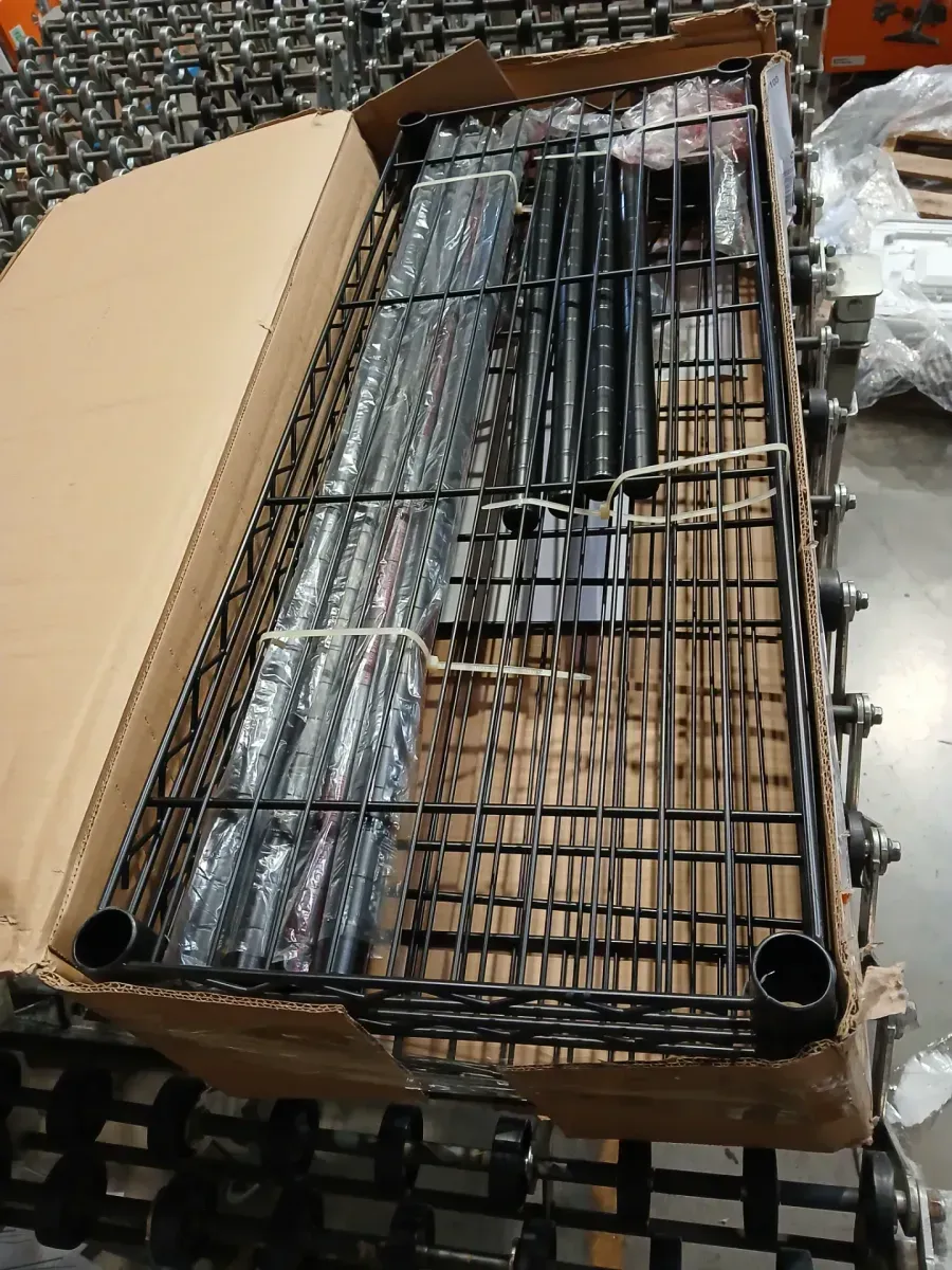 HDX 4-Tier Steel Wire Shelving Unit in Black (36 in. W x 54 in. H x 14 in. D) - image 3