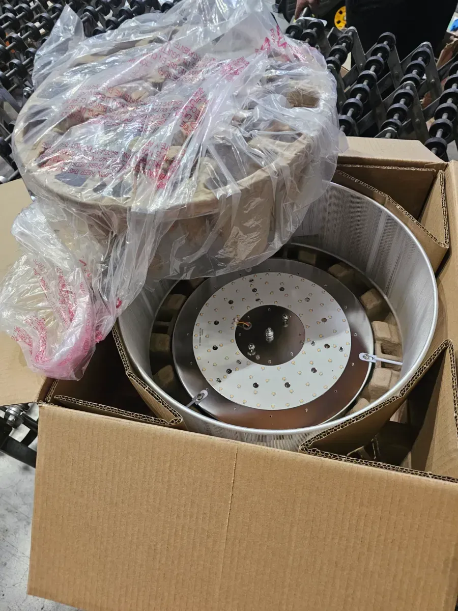 Home Decorators Collection Flenniken 15 in. Integrated LED Chrome and Crystal Flush Mount Ceiling Light Fixture - image 2