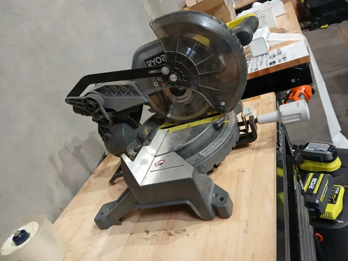RYOBI 14 Amp Corded 10 in. Compound Miter Saw with LED Cutline Indicator - image 2