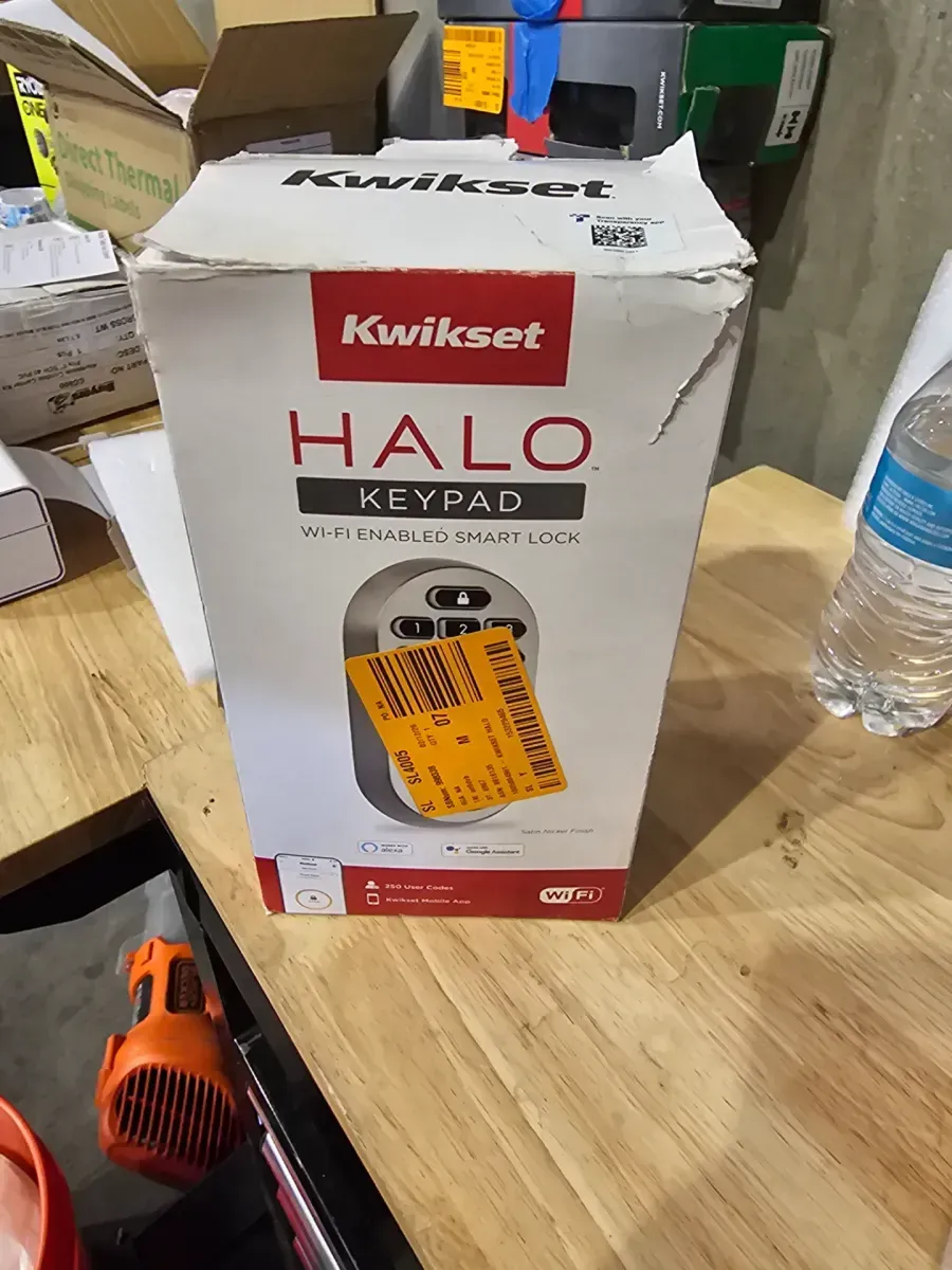 Kwikset HALO Satin Nickel Keypad WiFi Electronic Single-Cylinder Smart Lock Deadbolt featuring SmartKey Security - image 2