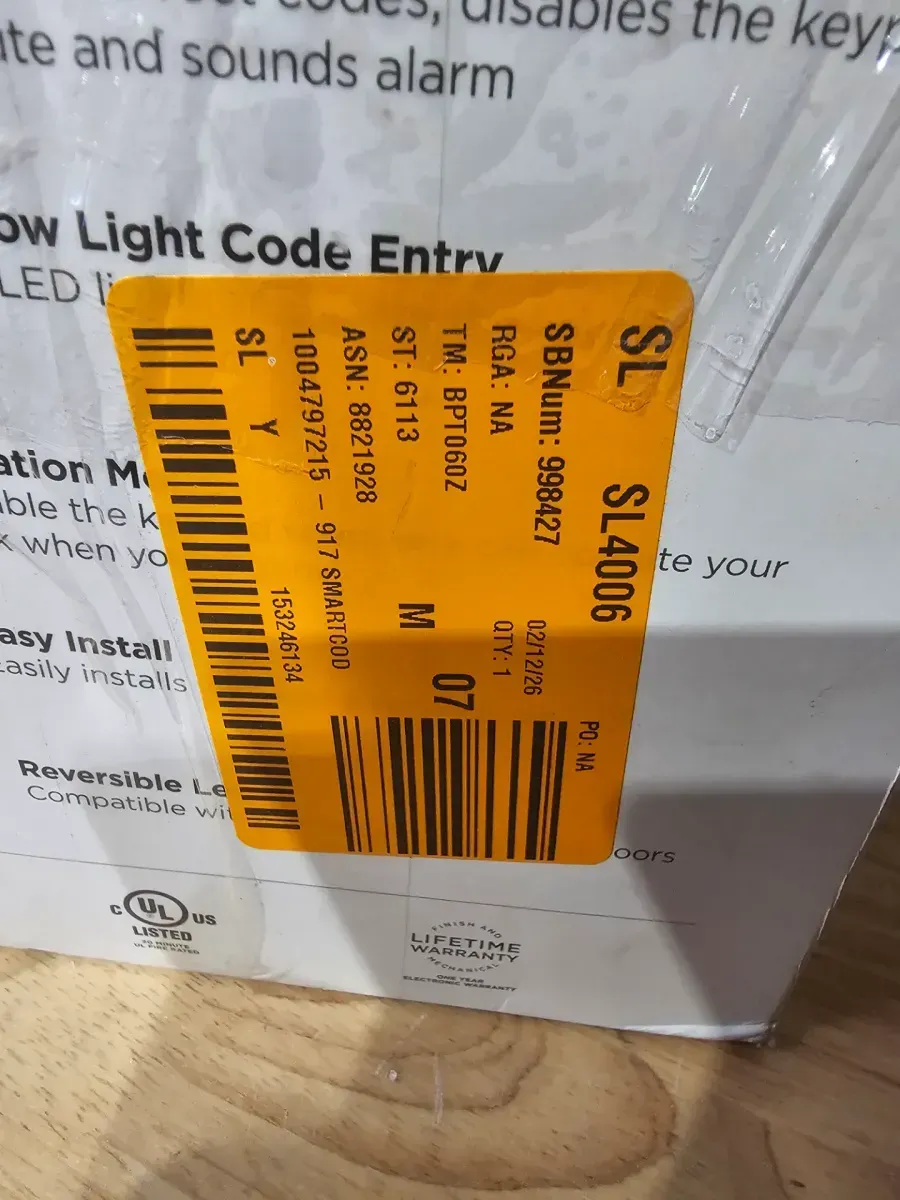 Kwikset SmartCode 917 Satin Nickel Keypad Electronic Single-Cylinder Tustin Door Handle Featuring SmartKey Security - image 2