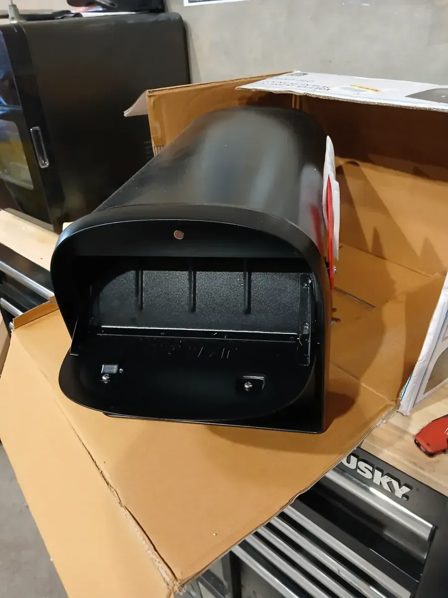 Architectural Mailboxes Oasis 360 Black, Large, Steel, Locking Parcel Mailbox with 2-Access Doors - image 5