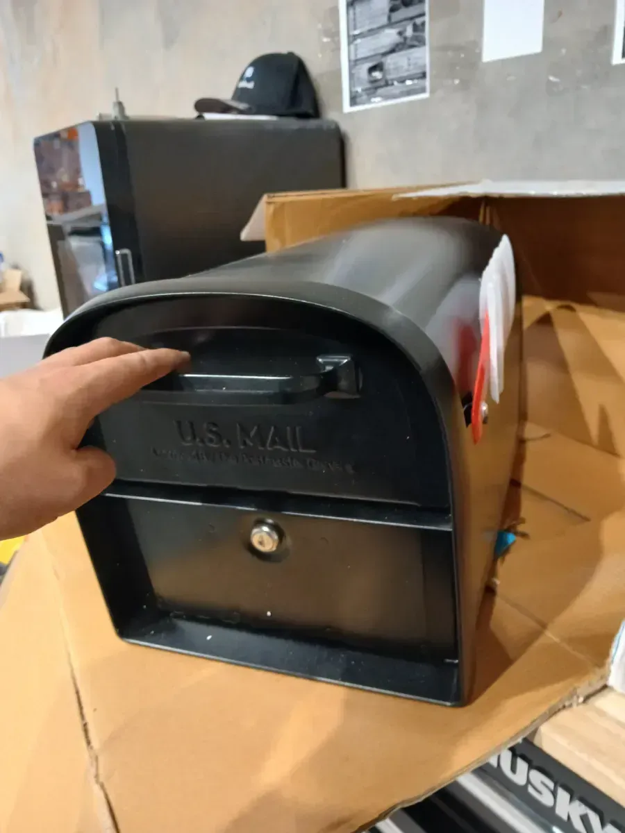 Architectural Mailboxes Oasis 360 Black, Large, Steel, Locking Parcel Mailbox with 2-Access Doors - image 4