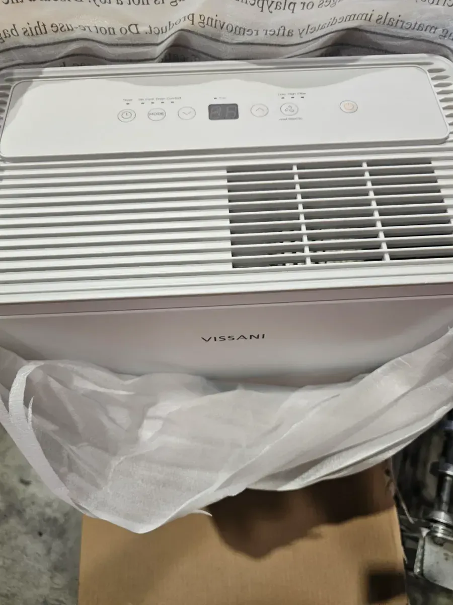 Vissani 25 pt. Dehumidifier up to 1,500 sq. ft. ENERGY STAR for Basement, Garage, or Wet Rooms in White - image 2