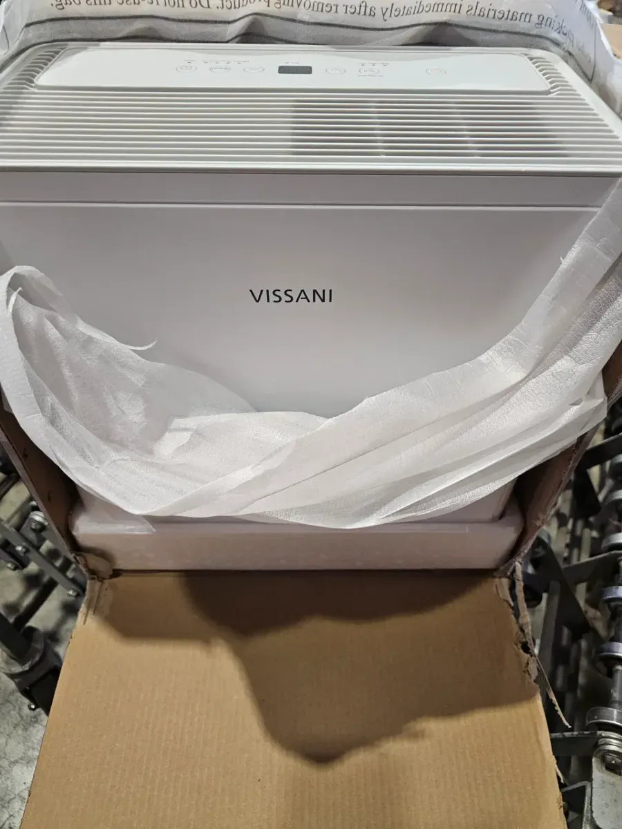 Vissani 25 pt. Dehumidifier up to 1,500 sq. ft. ENERGY STAR for Basement, Garage, or Wet Rooms in White - image 3