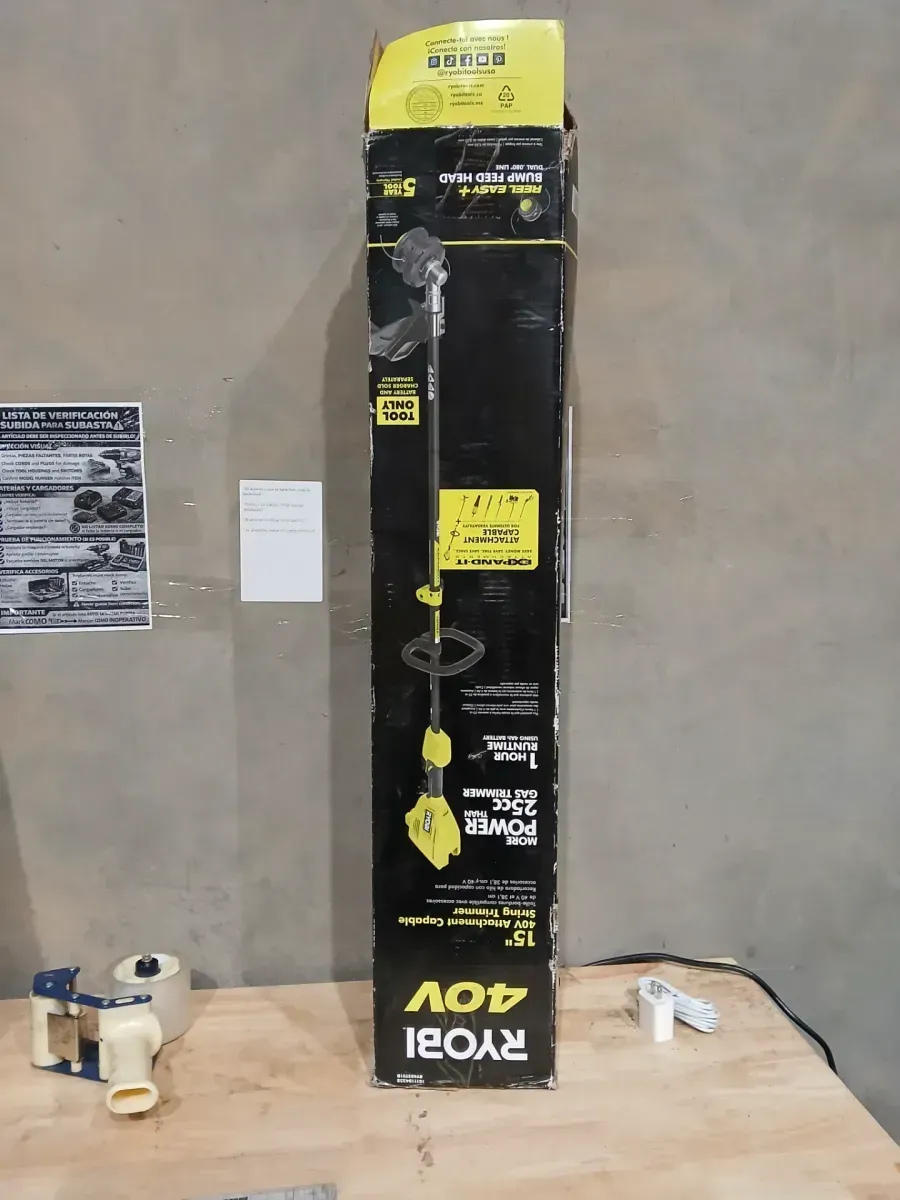 RYOBI 40V 15 in. Expand-It Cordless Battery Attachment Capable String Trimmer (Tool Only) - image 2