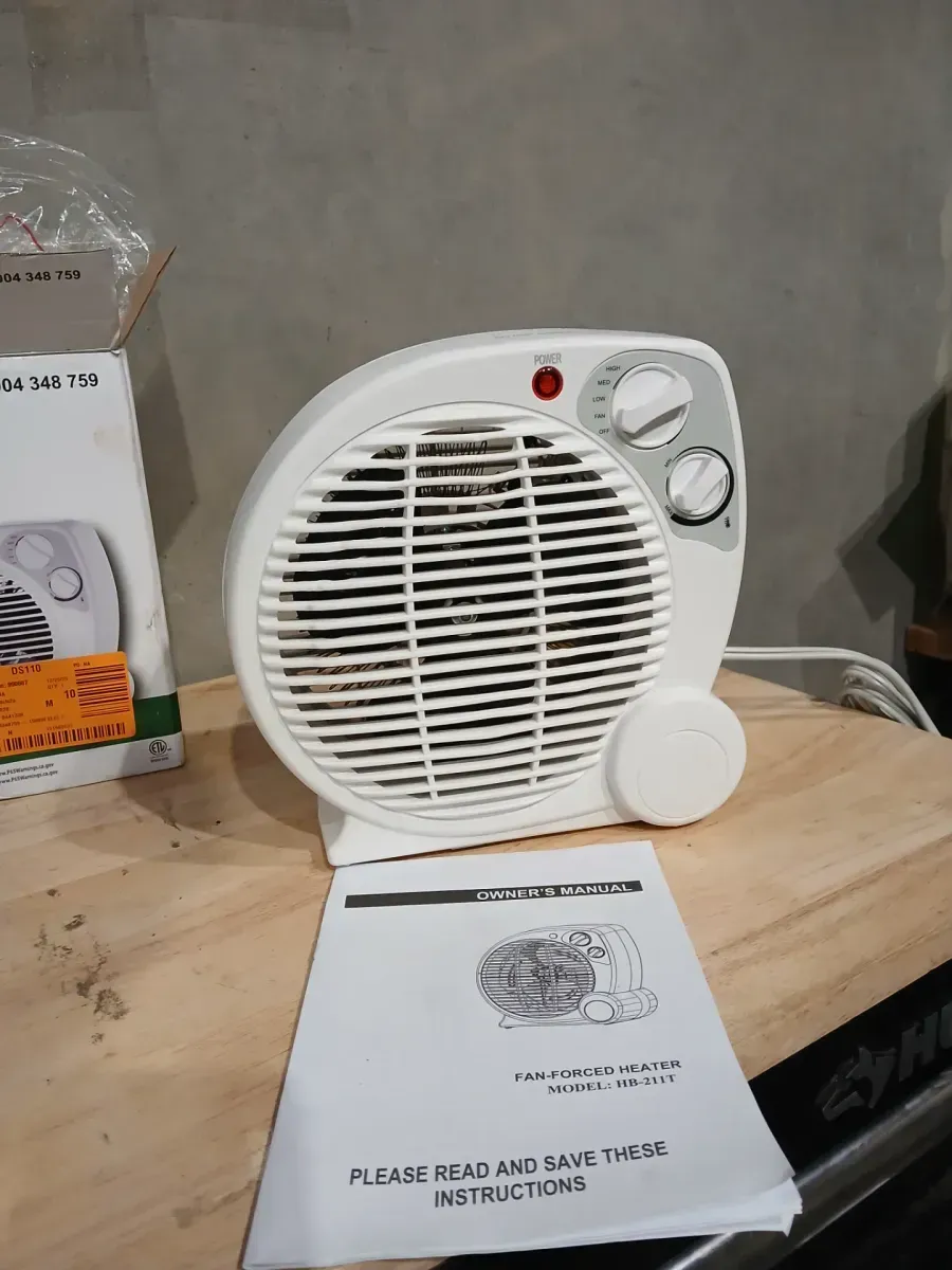 Pelonis 1500-Watt Electric Fan Forced Portable Heater - image 3